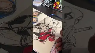 💀💩L  #deadpool #wolverine #comicart #drawing #art