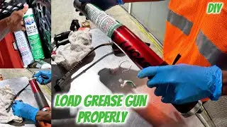 How to Correctly Replace Grease in Grease Gun I Refill Grease Gun I Replace Cartridge Properly I DIY