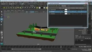105. Использование редактора освещения Maya Light Editor. Курс Maya для начинающих. Урок №105