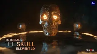 How to make 3D Skull animation inside Element 3D II After effect II Tutorial