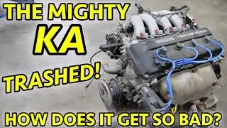 TOTALLY LOCKED UP Nissan 240SX KA24DE Engine Puts Up A BIG FIGHT! Hardest Teardown This Year!