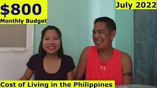 Cost of Living in the Philippines province Monthly Budget