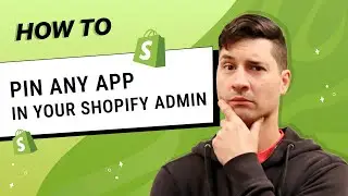 Weird Trick to Pin any App in Your Shopify Admin 📌