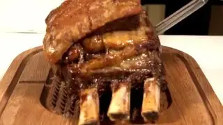 How to roast a rib of beef