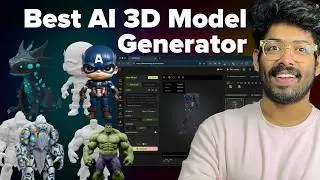 Best AI 3D Model Generator | Meshy AI Tutorial - (Images & Text To 3D Models)