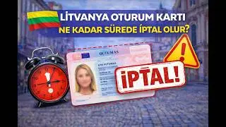 How long does it take for a Lithuanian residence permit to be cancelled?