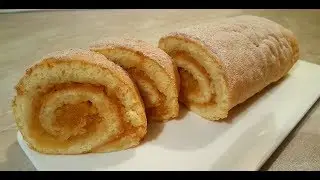 Apple roll! Simple and quick recipe!