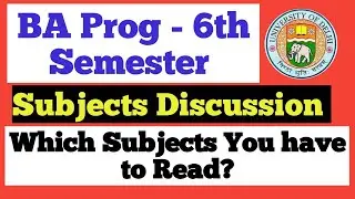 SOL BA Prog Sixth Semester Subjects Discussion May June 2022 | Ameeninfo
