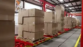 Multi-Line Palletizing System - Time Lapse