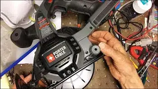 Porter Cable PC186CS cordless saw battery connector fix