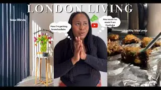 LONDON LIVING #36 | I got MY FIRST BRAND COLLAB+ BTS+ How much Youtube paid me+ I got FLOWERS+cookin
