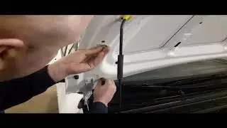 Установка упора капота на Hyundai Creta 1