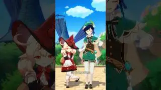 Klee & Venti Gwenchana Ding Ding Ding | Genshin Impact [MMD]