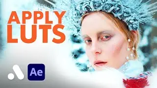 How to Apply LUTs in After Effects - Colour Grading (No plugins)