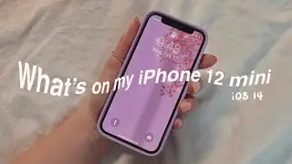 What’s on my iPhone 12 mini (2021). Aesthetic iOS 14 widget customization ✨ How to use Shortcuts 🍀