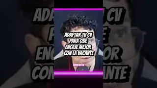 Personaliza tu CV a cada vacante que apliques 📝🙋‍♂️ 