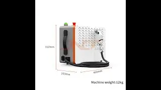 200W Pulse Portable Laser Cleaning Machine for Rust Paint