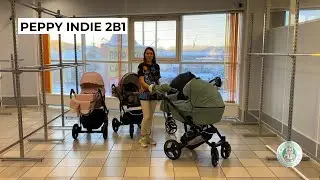 Коляска детская 2в1 Peppy Indie