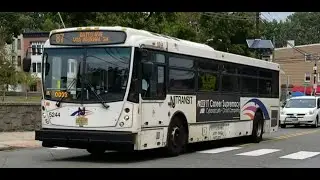 NJ Transit Buses @ Pershing Field Park | Another Transit Video