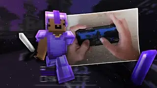 Mobile Hive Skywars With a HANDCAM | mcpe