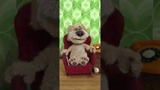 Talking Ben eats beans