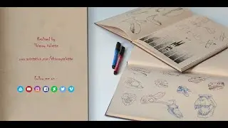 Ink drawings for CGMA Dynamic Sketching courses 1 & 2
