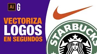 Illustrator Tutorial | Vectoriza Logos en Segundos | Vectorize Logos in seconds