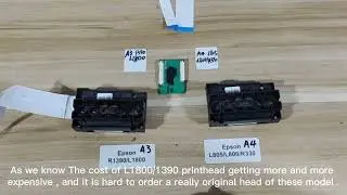 Converter board for Epson A3 size L1800 1390 printer replacing with Epson A4 Size L805 L800 head