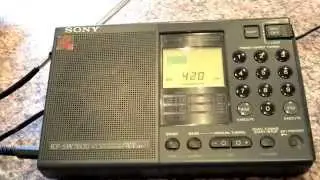 Review  Sony ICF - SW 7600 world band receiver