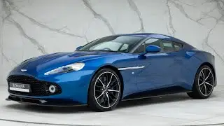 2017 Aston Martin Vanquish Zagato Coupe - Ming Blue - Walkaround & Interior & Revs