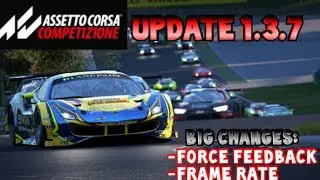 ACC Update 1.3.7 Force Feedback PS4