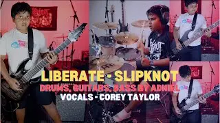 Epic cover of Slipknot's Liberate by a 10yr old