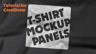 T-Shirt Mockup Panels for CorelDraw