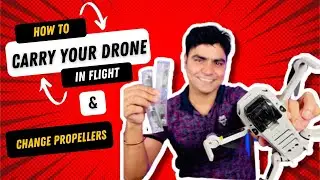 How To Carry DRONE In Flight 2022💥💥💥 #djimini 2 #change propellers dji mini 2 india