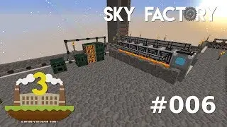 Minecraft FTB [Sky Factory 3] - #006 - Первая энергия. Стерлинг генератор. Ender IO