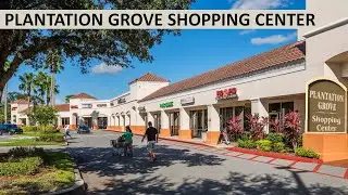 Walking Tour of Plantation Grove Shopping Center Mall in Ocoee, Florida