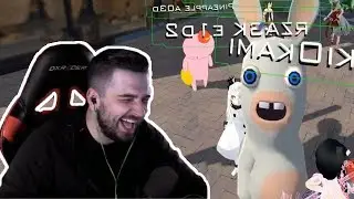 😂HARD PLAY ВМЕСТЕ С ПОДПИСЧИКАМ ЗАШЁЛ НА СЕРВЕР В VR CHAT l КРОЛИК УБИВАЕТ СЕРВЕР l МОНТАЖ 😂