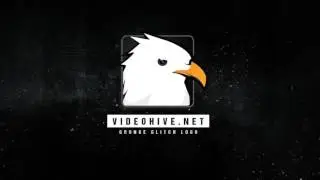 Grunge Glitch Logo | After Effects Template