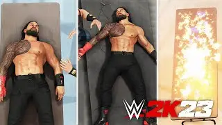WWE 2K23 Tutorial - How To LAY Your Opponent On A Table & Announcer Table | Set Table On Fire