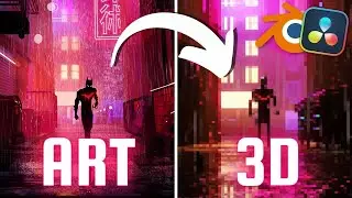 I Animated the Batman Beyond Concept Art in 3D!