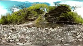 Водопад Фата невесты. Insta360 one R. (360° )
