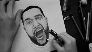 Drawing: Jah Khalib (Портрет карандашом: Джах Халиб) | Tanya's ArtWork