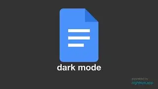 Google Docs Dark Mode - [Preview & Guide 2021]