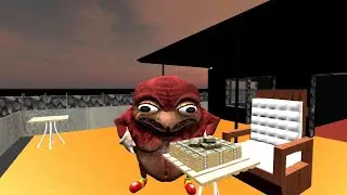 scary ugandan knuckles neighbor