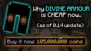 DIVINE ARMOUR UPDATE: Why It's Cheap Now (Hypixel Skyblock)