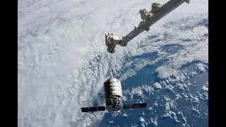 Cygnus CRS 10 Cargo Craft Rendezvous with ISS