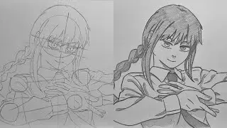 How to Draw Makima - [Chainsaw Man] Step by Step for Beginners