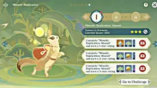 [原神] Mimetic Replication: Weasel  {Part 1} 100% walkthrough | Mimetic Replication Event Gameplay🏅