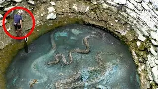 This Man Had No Idea About The Large Snakes, What Happened Next Shocked Everyone...