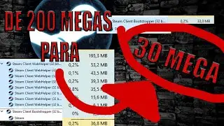 COMO FAZER A STEAM USAR APENAS 30 MEGA DE RAM (VALVE REMOVEU SUPORTE)